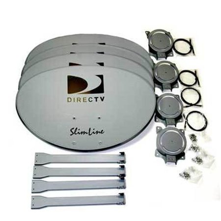 DIRECTV Directv SLREF4 Slim Line Reflector - Pack of 4 SLREF4